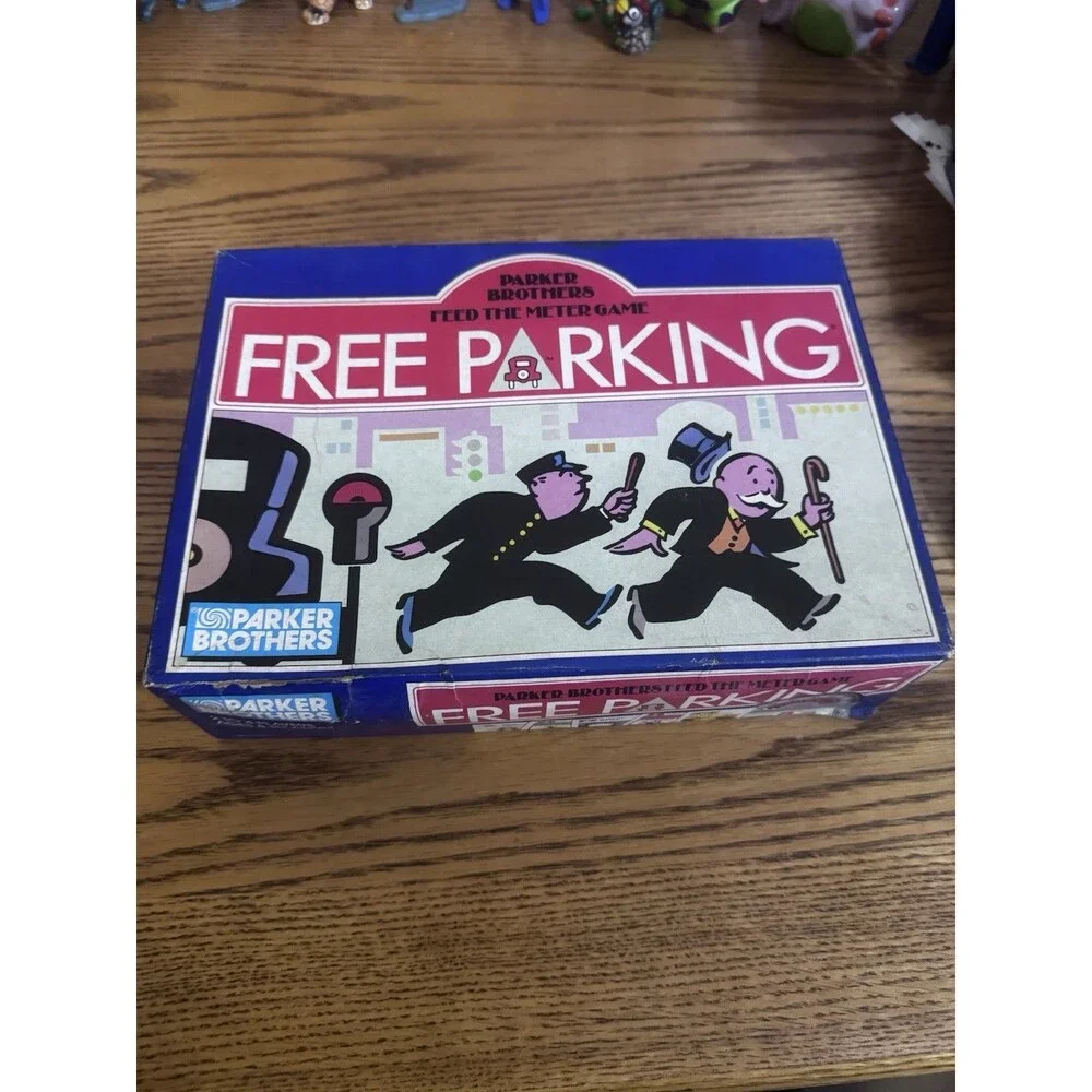 Free Parking Parker Brothers Monopoly Board Game Vintage 1988  Complete READ